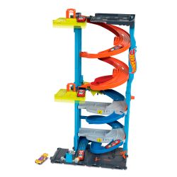 HOT WHEELS CITY - TOUR DE COURSE TRANSFORMABLE (PISTE DE COURSE)